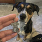Cross-border Hot Pet Keychain Stainless Steel Material Love Wings Dog Cat Memorial Gift